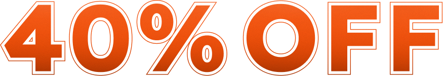 40% OFF