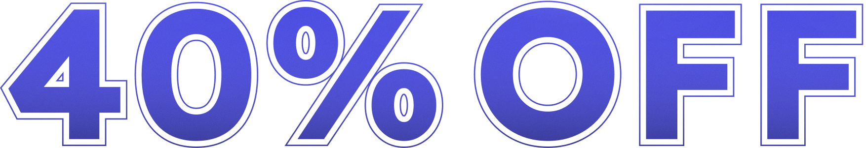 40% OFF